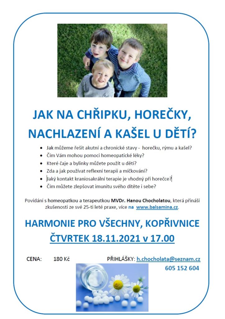 Jak na chřipku a nachlazení u dětí